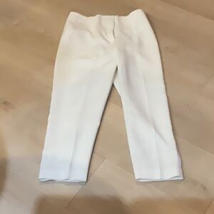 Ann Taylor “The Slim” High-Rise Ankle Pants in Off-White, **NEW, NEVER WORN**